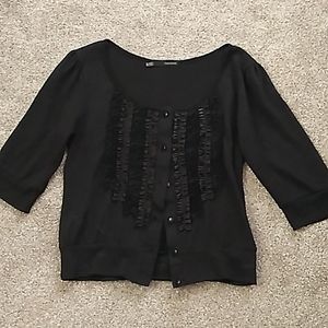 Women's S elbow length button sweater